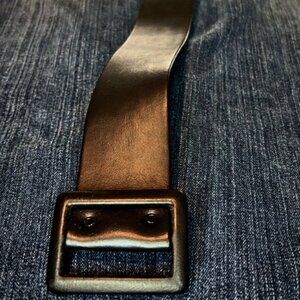 Black Leatherette Belt